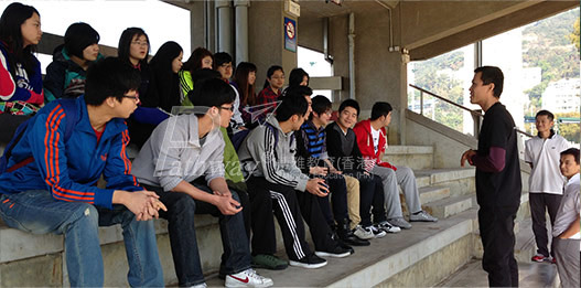 同學在內地高校上港校預留課程的展示